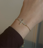 Adjustable Cross Bracelet