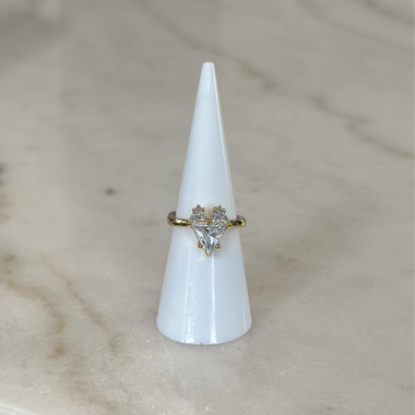 Crystal Heart Ring