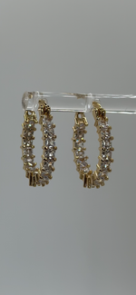 Crystal Hoops