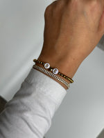 Gold Filled LOVE Beaded Bracelet