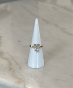 Crystal Heart Ring