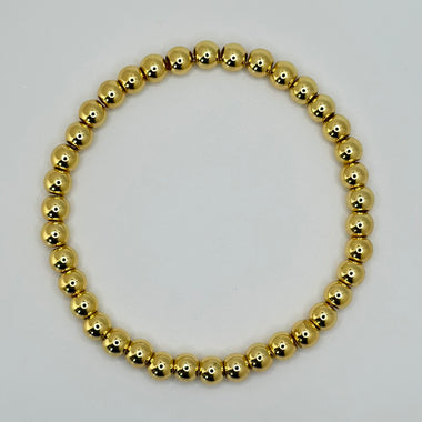 Gold Beaded Bracelet