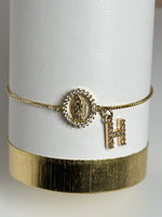 Blessed Mother Bracelet w/ Initial