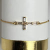 Baguette Cross Bracelet