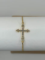 Adjustable Cross Bracelet