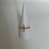 Baguette Cross Ring