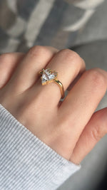 Crystal Heart Ring